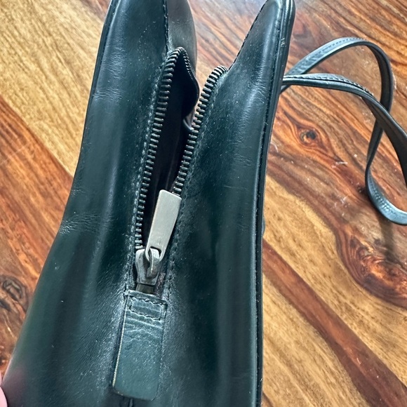 Granello by PRADA Leather Shoulder Bag Made in Italy green - Picture 13 of 13